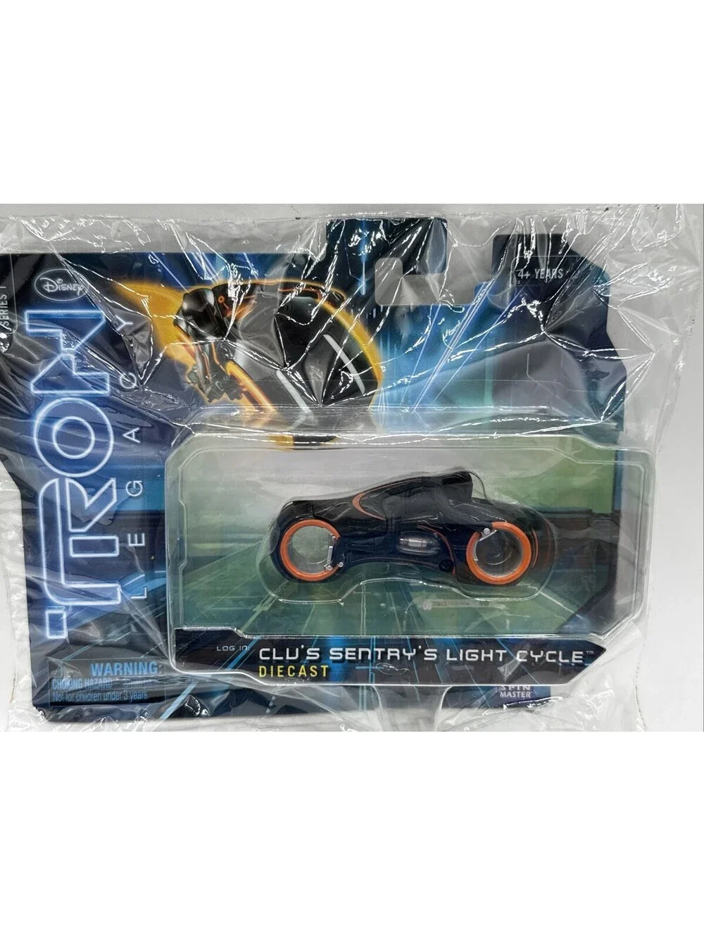 Tron Legacy Recognizer Storage Playset Spinmaster + 3 Diecast Figures Clu 2010